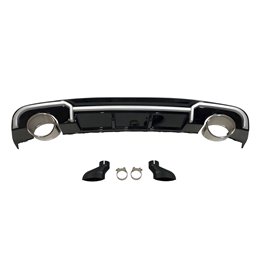 Difusor Trasero Audi A3 2016-2019 4 Puertas Look RS3