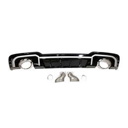 Difusor Trasero Audi A3 2016-2019 Sportback Sline Look RS3