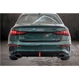 Difusor Trasero Audi A3 Sedan 2021+ SLine Look RS3 ABS
