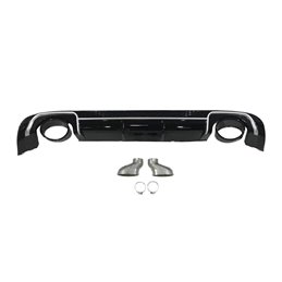 Difusor Trasero Audi A3 V8 4 puertas (Sedan) 2013-2015 Look RS3 ABS