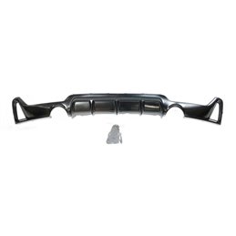 Difusor Trasero BMW F32 / F33 / F36 Look M Performance 2 Salidas Brillante Negro