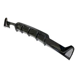 Difusor Trasero BMW F32 / F33 / F36 Look M Performance Brillante Negro