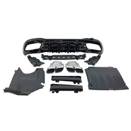 Difusor Trasero Mercedes W206 Sedan / SW Look C63