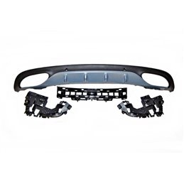 Difusor Trasero Mercedes W205 2014-2018 Coupe Look AMG C63 ABS
