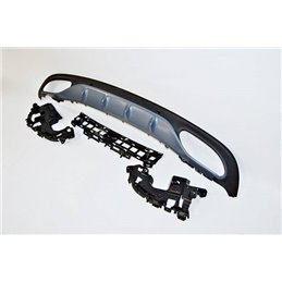 Difusor Trasero Mercedes W205 2014-2018 Coupe Look AMG C63 ABS