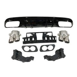 Difusor Trasero Mercedes W205 2019+ 4P / SW Look AMG C43