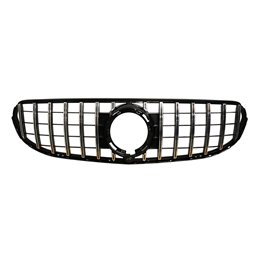 Parrilla Mercedes GLC X253 2020+ Look GT Chrome Negro Brillante