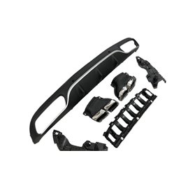 Difusor Trasero Mercedes W205 2014-2018 Coupe Look AMG C63 ABS