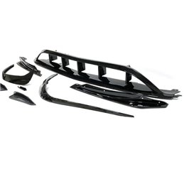Spoiler Delantero Mercedes W176 16-18 Look AMG A45 Negro Brillante