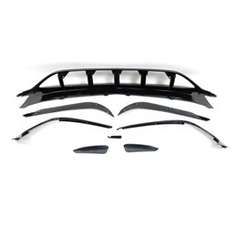 Spoiler Delantero Mercedes W176 16-18 Look AMG A45 Negro Brillante