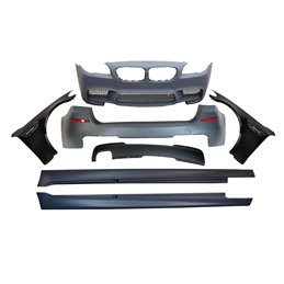 Spoiler Delantero Mercedes W176 16-18 Look AMG A45 Negro Brillante