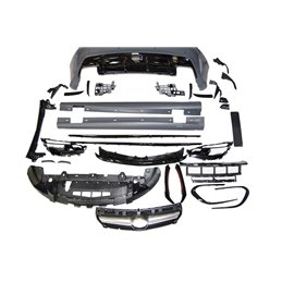 Kit Carrocería Mercedes W117 2013-2018 4P / SW LCI Look AMG A45 II Parrilla