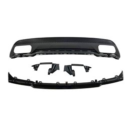 Difusor Trasero Mercedes W176 2012-2018 Look A45 ABS