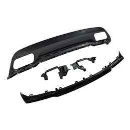 Difusor Trasero Mercedes W176 2012-2018 Look A45 ABS