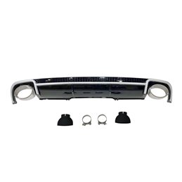 Difusor Trasero Audi A4 B9 2016+ Look RS4 ABS