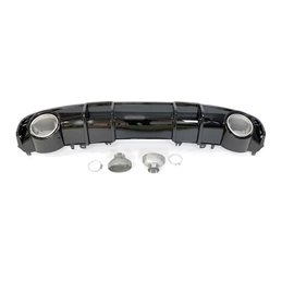 Difusor Trasero AUDI A4 B9 2016+ LOOK RS4 ABS