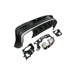 Difusor Trasero Mercedes C167 GLE 2020 Colas