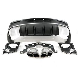 Difusor Trasero Mercedes C167 GLE 2020 Colas
