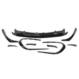 Spoiler Delantero Mercedes W117 Facelift 2017+ Look AMG A45 Negro Brillante