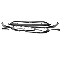 Spoiler Delantero Mercedes W117 Facelift 2017+ Look AMG A45 Negro Brillante