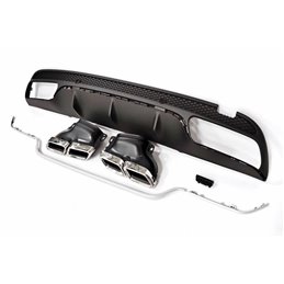 Difusor Trasero Mercedes W205 2014-2018 4P / SW Look AMG C63 ABS