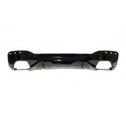 Difusor Trasero BMW G30 / G31 LCI Look M Performance Negro brilo
