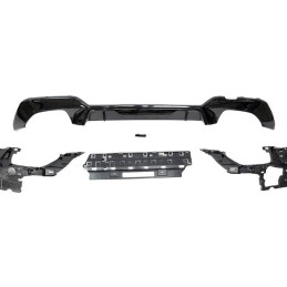Difusor Trasero BMW G20 / G21 340 Look M Performance Brillante Negro