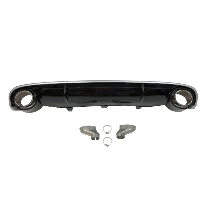 Difusor Trasero Audi A7 2011-2014 Look RS7 ABS