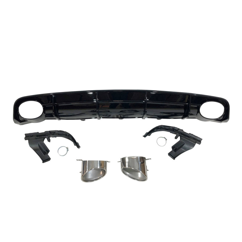 Difusor Trasero Audi A6 / A6 Avant Look RS6 2015-2018 C7 S-Line ABS