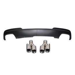 Difusor Trasero BMW F10/F11 10-16 Look M-Tech ABS Colas