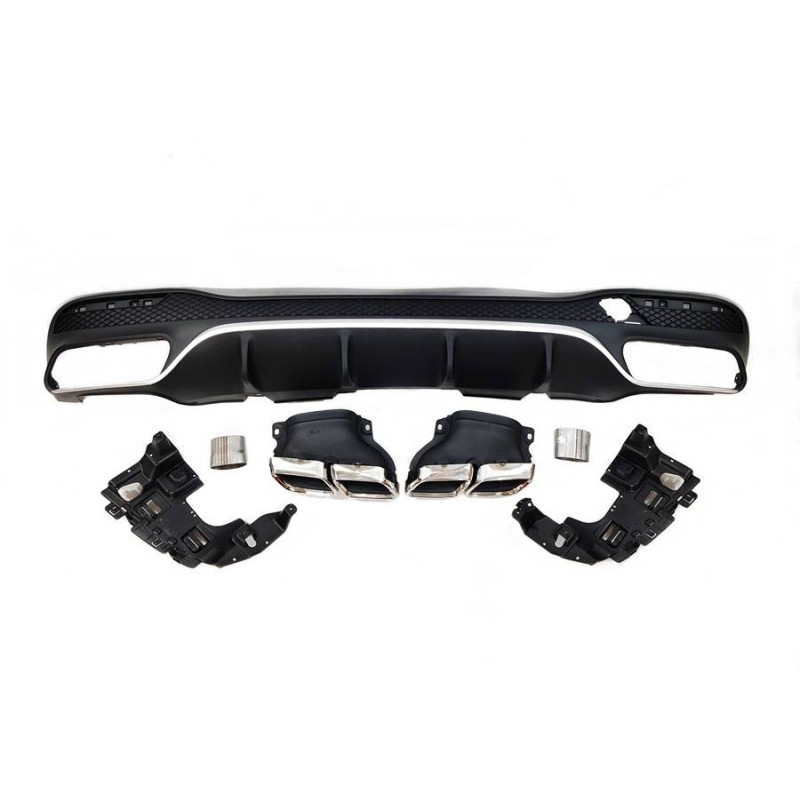 Difusor Trasero Mercedes W166 GLE 350 look AMG 63 Colas