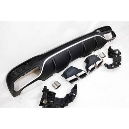 Difusor Trasero Mercedes W166 GLE 350 look AMG 63 Colas