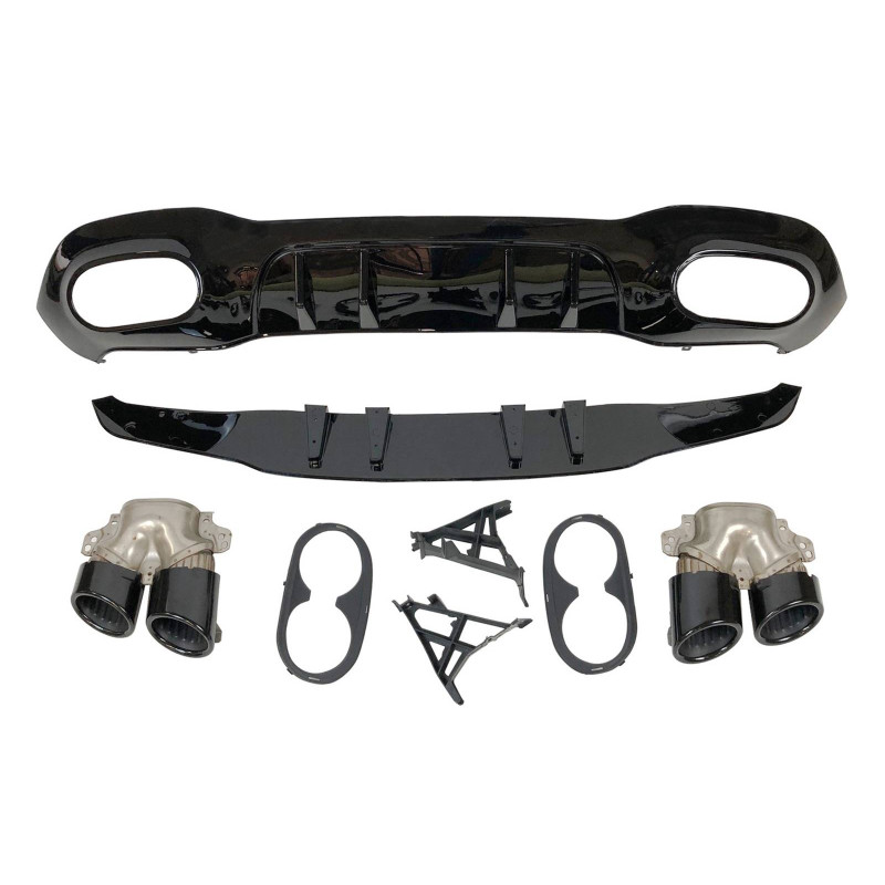Difusor Trasero Mercedes W177 Look AMG A45