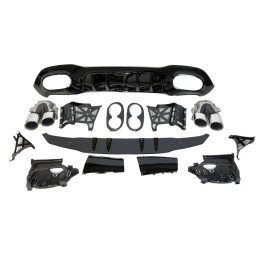 Difusor Trasero Mercedes V177 Look AMG A45 4 Puertas