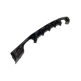 Difusor Trasero BMW F30 / F31 Look M Performance 2 Salidas Negro Brillo