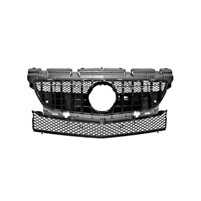 Parrilla Mercedes SLK R172 Look GT Black