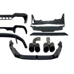 Kit De Carrocería BMW X3 G01 LCI Look M Performance Brillante Negro