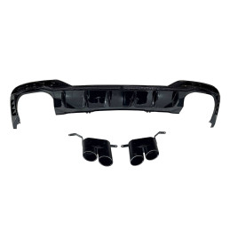 Difusor Trasero Audi A4 2020+ Sedan/ Avant Look RS4 Black