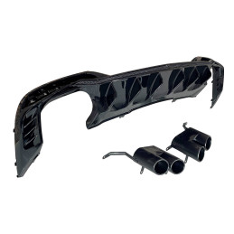 Difusor Trasero Audi A4 2020+ Sedan/ Avant Look RS4 Black