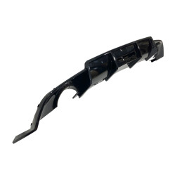 Difusor Trasero Volkswagen Golf 7.5 Look TCR Negro Brillante Red Light