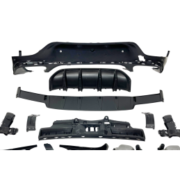 Difusor Trasero Mercedes GLC X253 COUPE 2020+ Look GLC63 Black