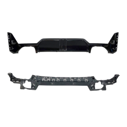 Difusor Trasero BMW G20 / G21 LCI Look M Performance Brillante Negro