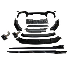 Kit De Carrocería BMW X3 G01 2018-2021 Look M Performance Brillante Negro