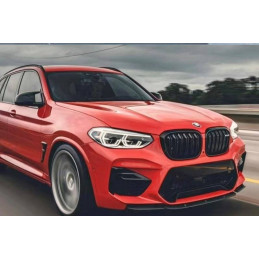 Kit De Carrocería BMW X3 G01 2018-2021 Look M Performance Brillante Negro