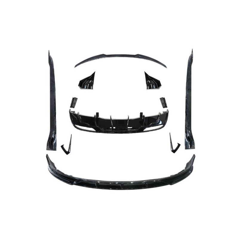 Kit De Carrocería Tesla Model 3 LCI 2024+ Look Fast Negro Brillante