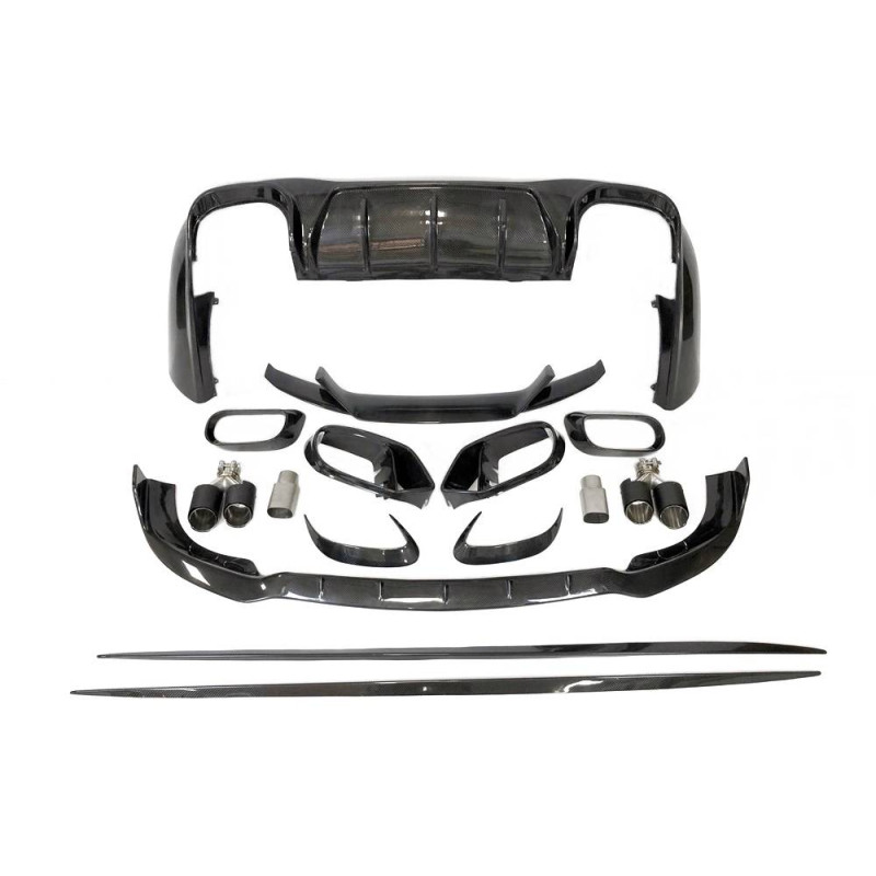 Kit De Carrocería Mercedes R190 Look AMG GT 4 Puertas Carbono