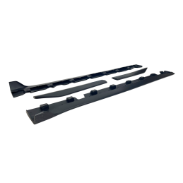 Taloneras Ford Mustang 2015-2020 Look GT500 II Negro Mate