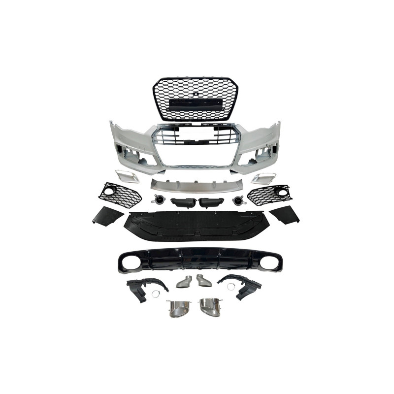Kit De Carrocería AUDI A6 / A6 AVANT 2015- 2018 C7 S-LINE LOOK RS6 ABS Cámara