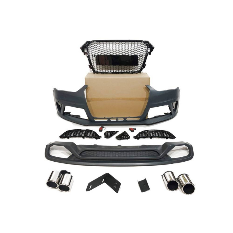 Kit De Carrocería Audi A4 B8.5 13-15 Look RS4 ABS
