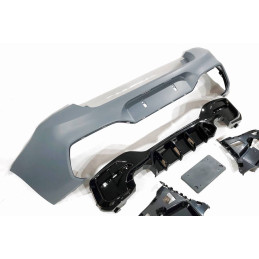 Kit De Carrocería BMW F20 LCI Look M2C 2 Salidas doble Brillante Negro